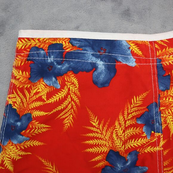 Dizzy Shorts Womens L Multicolor High Rise Button Zip Floral Print Swimwear - Picture 11 of 14